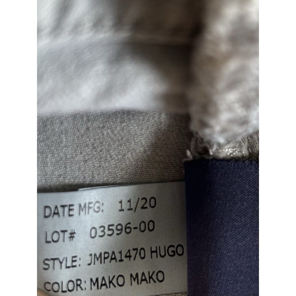 Johnnie O Pants Men’s Size 36x32 Mako Gray Hugo Casual 5 Pocket Slim Stretch - Picture 11 of 12